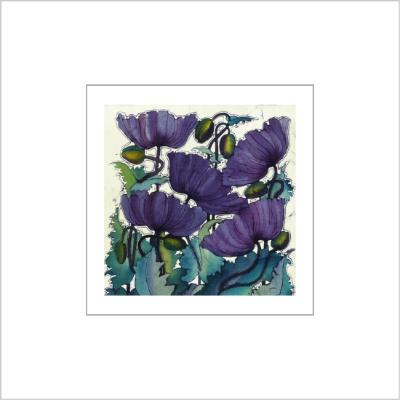 No.502 Blue Poppy - signed Small Print.